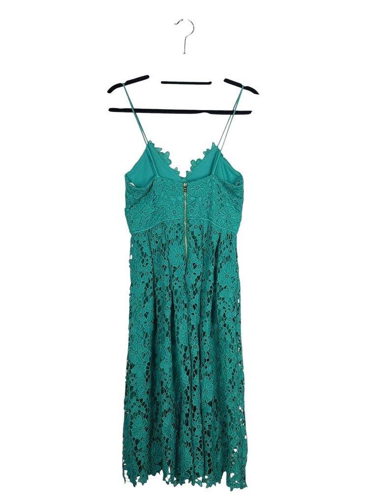 DONNA MORGAN LACE MIDI DRESS