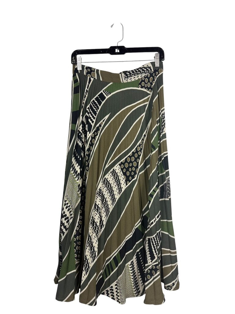 ZARA ACCORDION PLEATED MIDI SKIRT