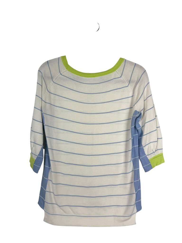 FRENCH CONNECTION STRIPED KNIT SWEATER