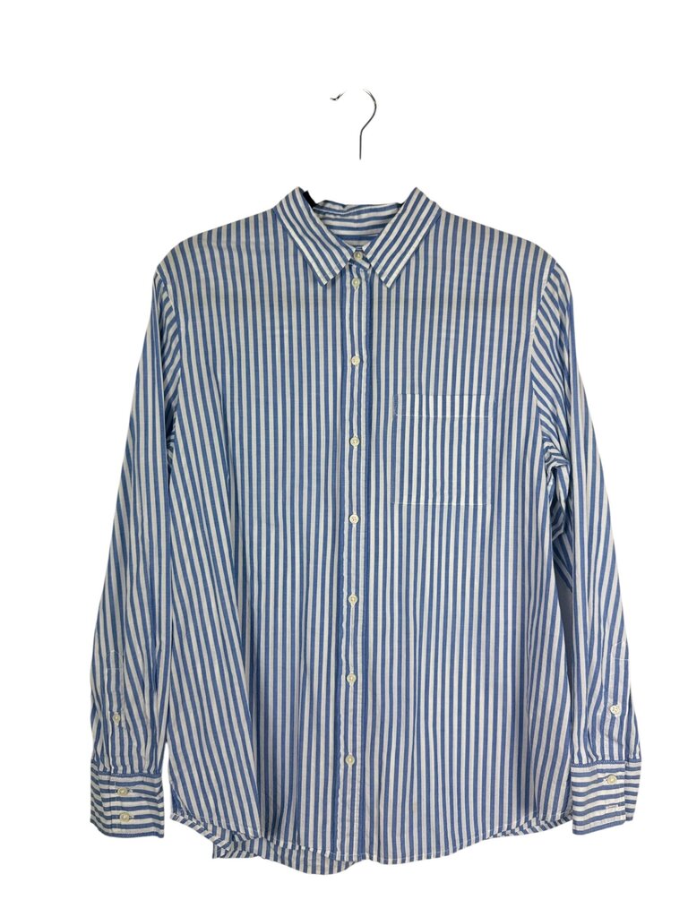J.CREW STRIPED BUTTON DOWN