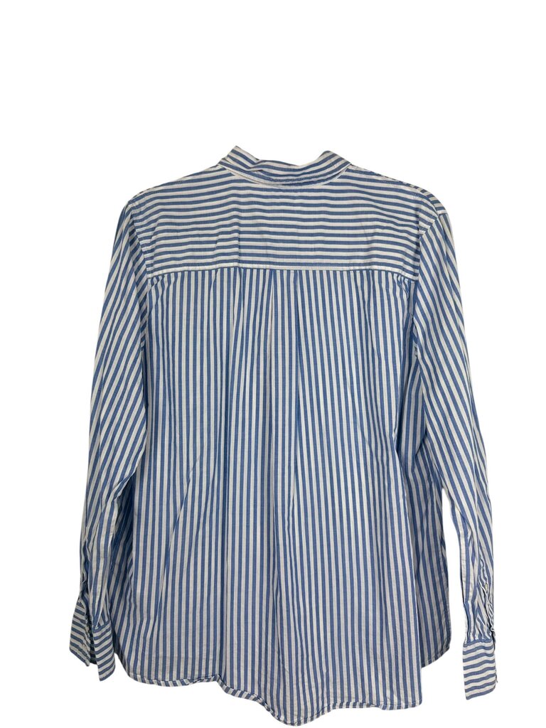 J.CREW STRIPED BUTTON DOWN