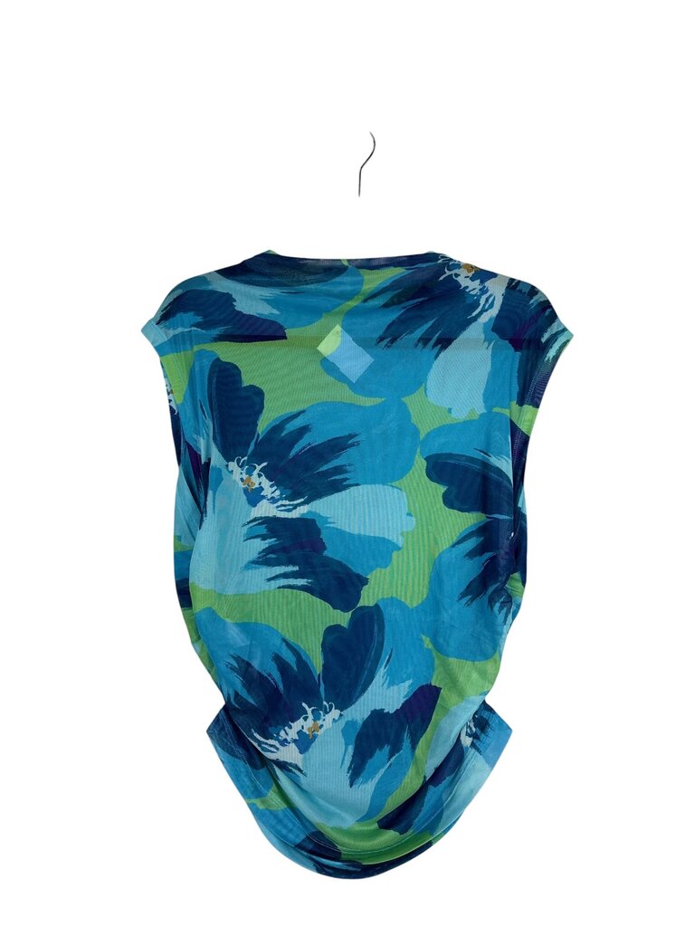 MAEVE FLORAL MESH TOP