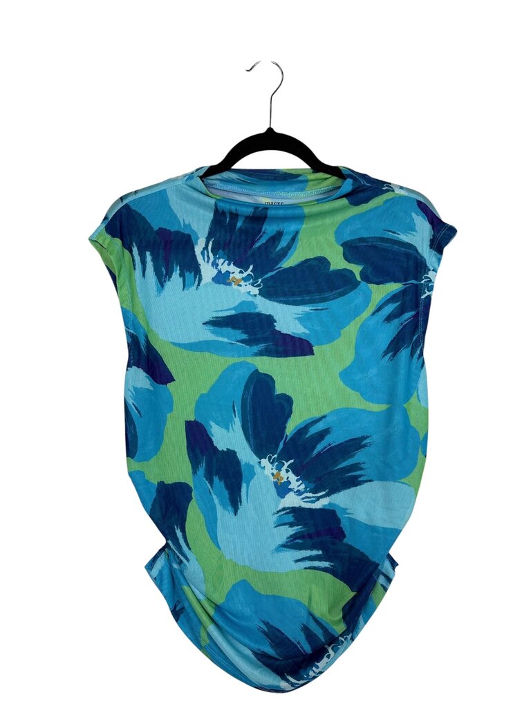 MAEVE FLORAL MESH TOP