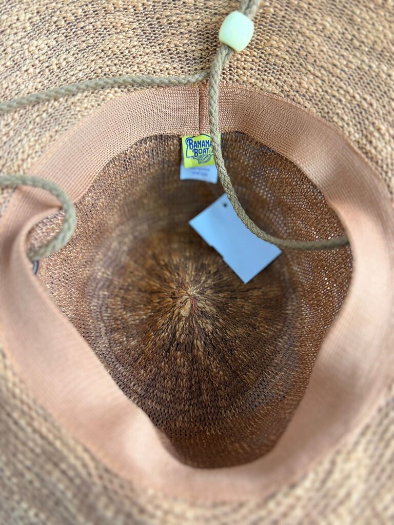 BANANA BOAT WIDE BRIM STRAW HAT