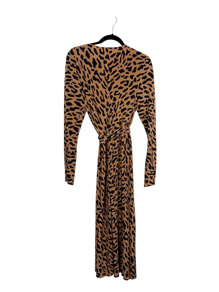 DIANE VON FURSTENBURG SPECKLE PRINT WRAP DRESS