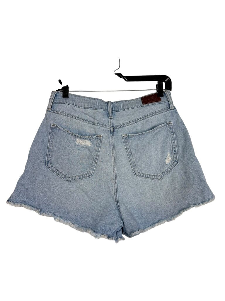 HOLLISTER HIGH RISE PATCHWORK MOM SHORTS