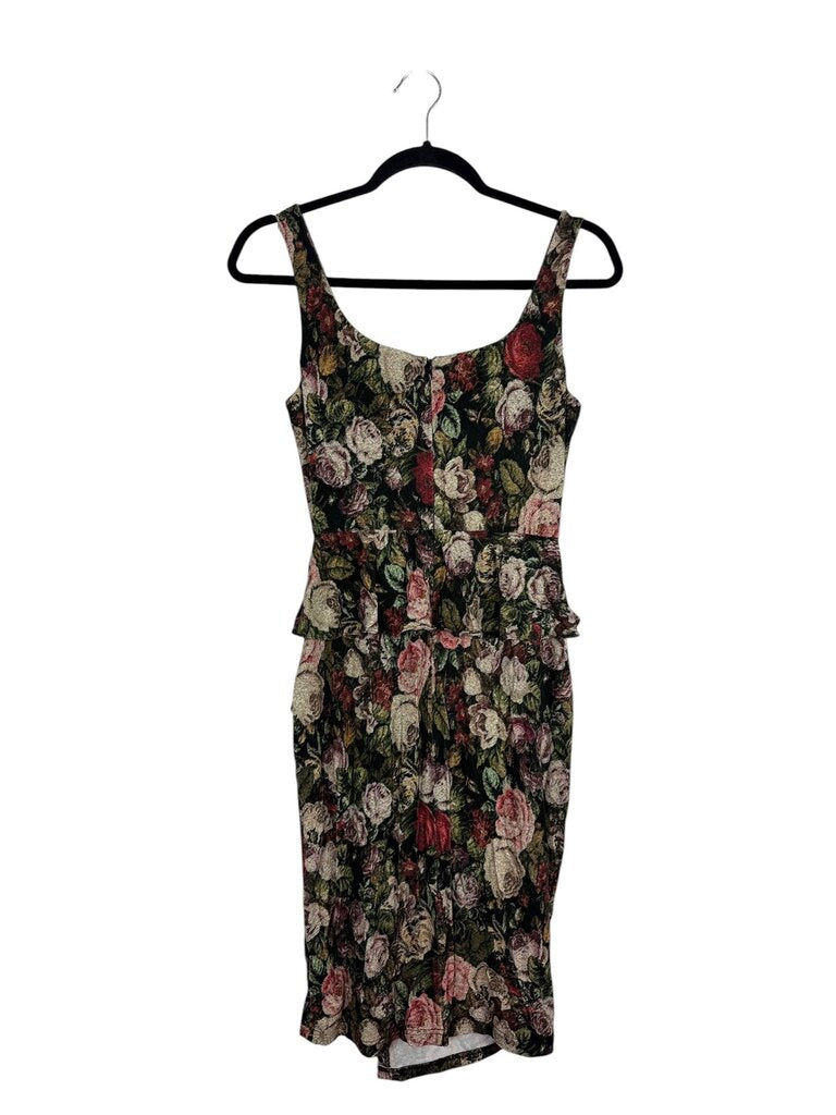 PERUVIAN CONNECTION ROSE PRINT DRESS