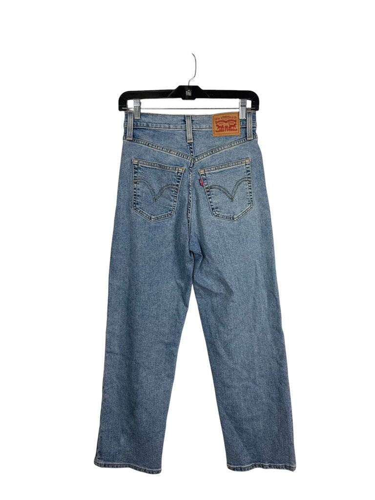 LEVI'S RIBCAGE ANKLE STRAIGHT LEG JEANS