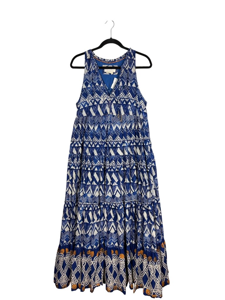 ANTHROPOLOGIE GEO PRINT MAXI DRESS