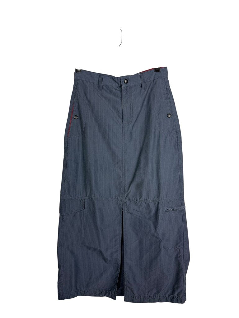 XHILARATION NYLON CARGO MAXI SKIRT