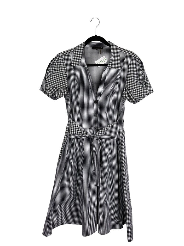 DONNA KAREN NEW YORK GINGHAM DRESS