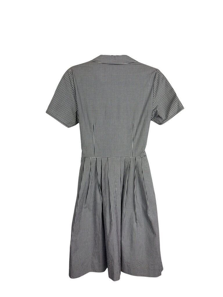 DONNA KAREN NEW YORK GINGHAM DRESS
