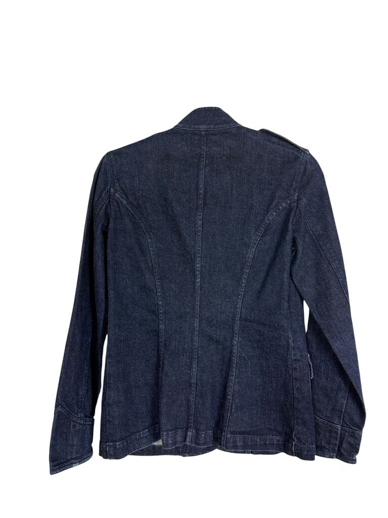 LAUREN RALPH LAUREN MILITARY STYLE DENIM JACKET