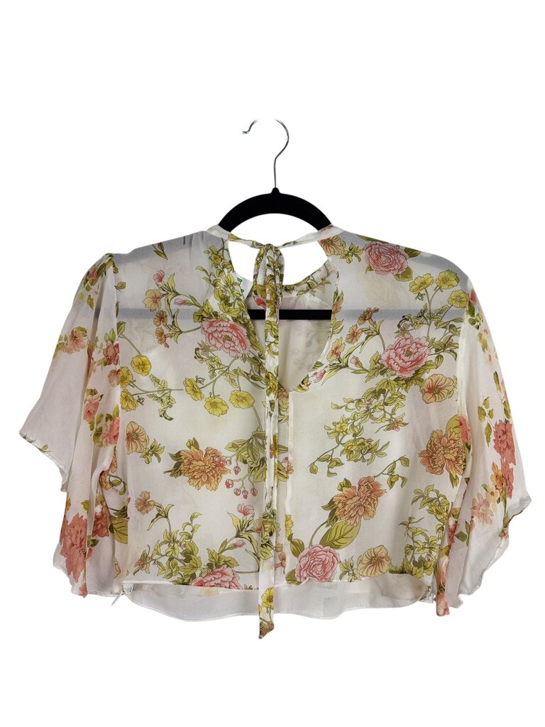 ZARA FLORAL CROP TOP
