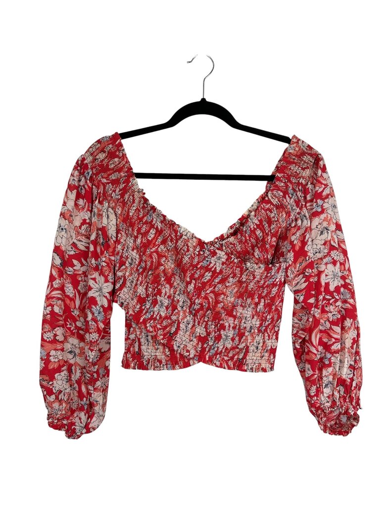 FREE PEOPLE FLORAL TOP