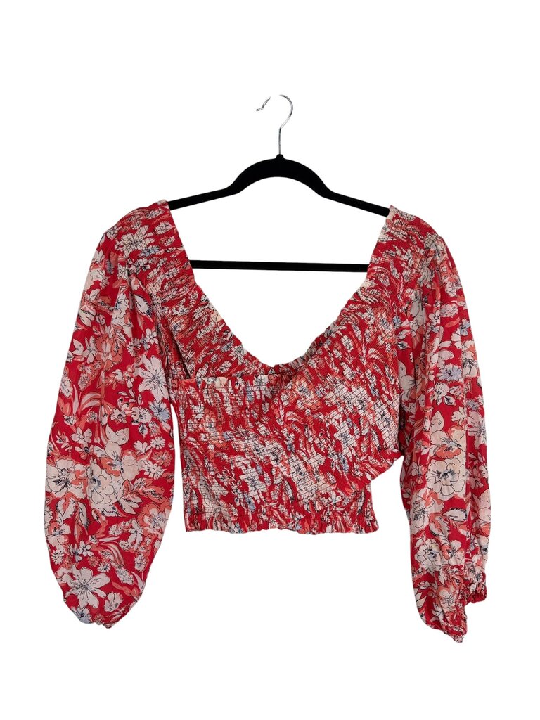 FREE PEOPLE FLORAL TOP