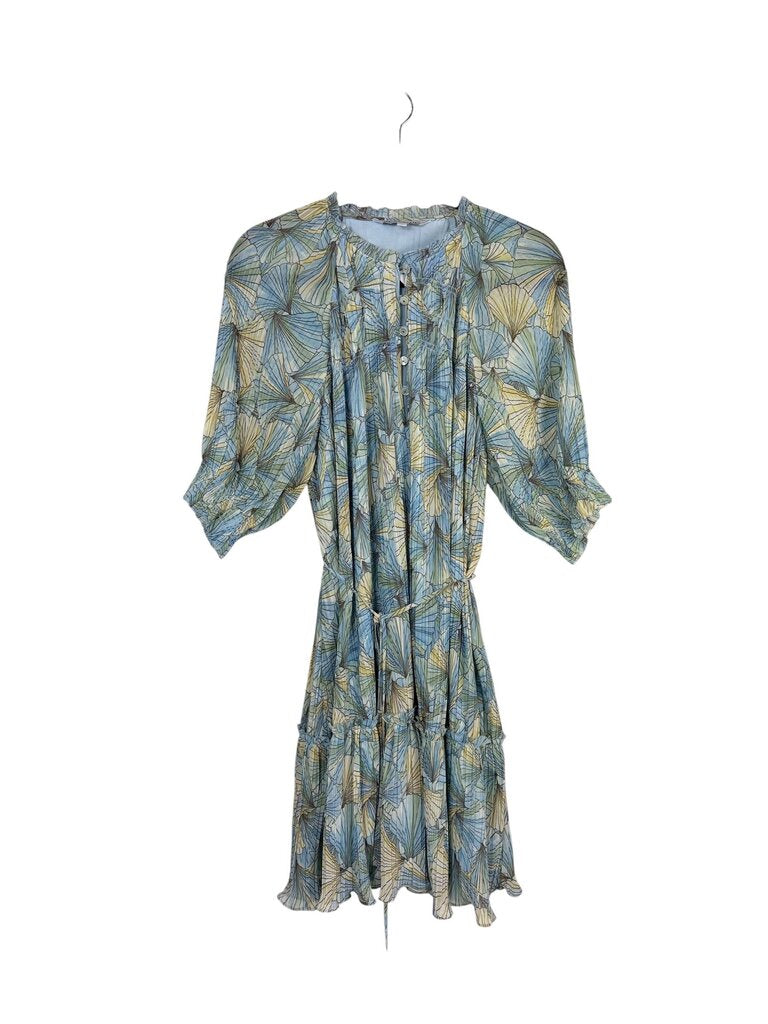 VERONICA BEARD FAN PRINT DRESS