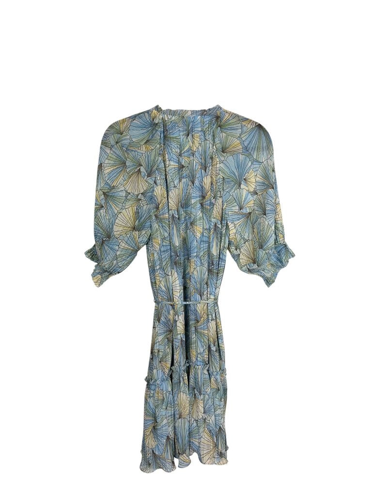 VERONICA BEARD FAN PRINT DRESS
