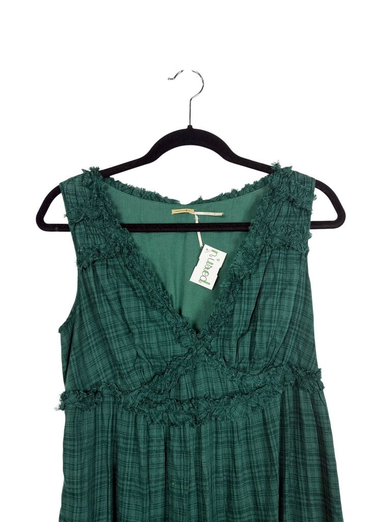 MAX STUDIO PLAID MAXI DRESS