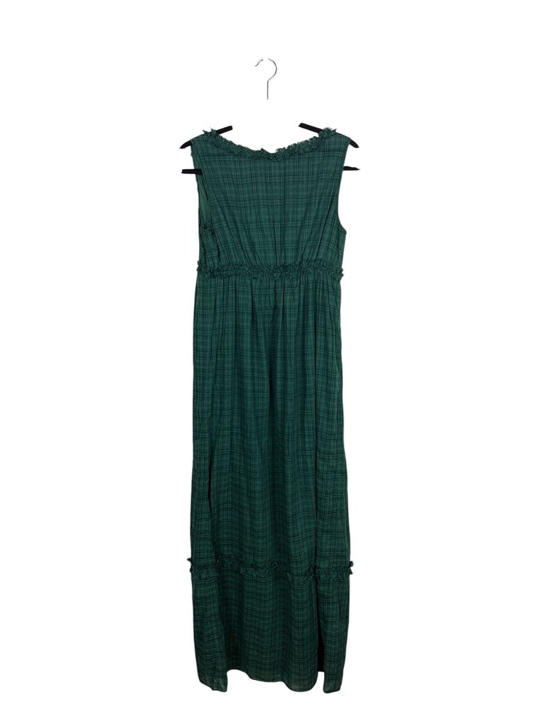 MAX STUDIO PLAID MAXI DRESS