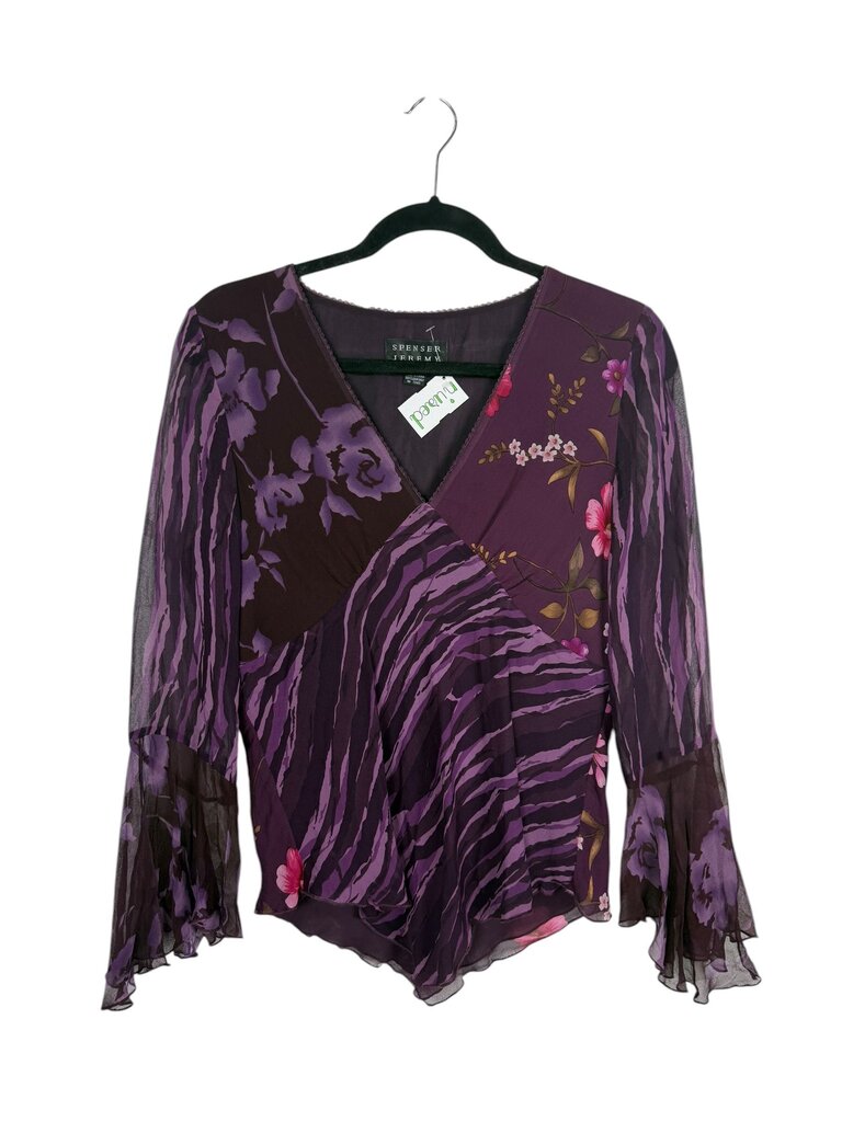 SPENSER JEREMY FLORAL CHIFFON BLOUSE