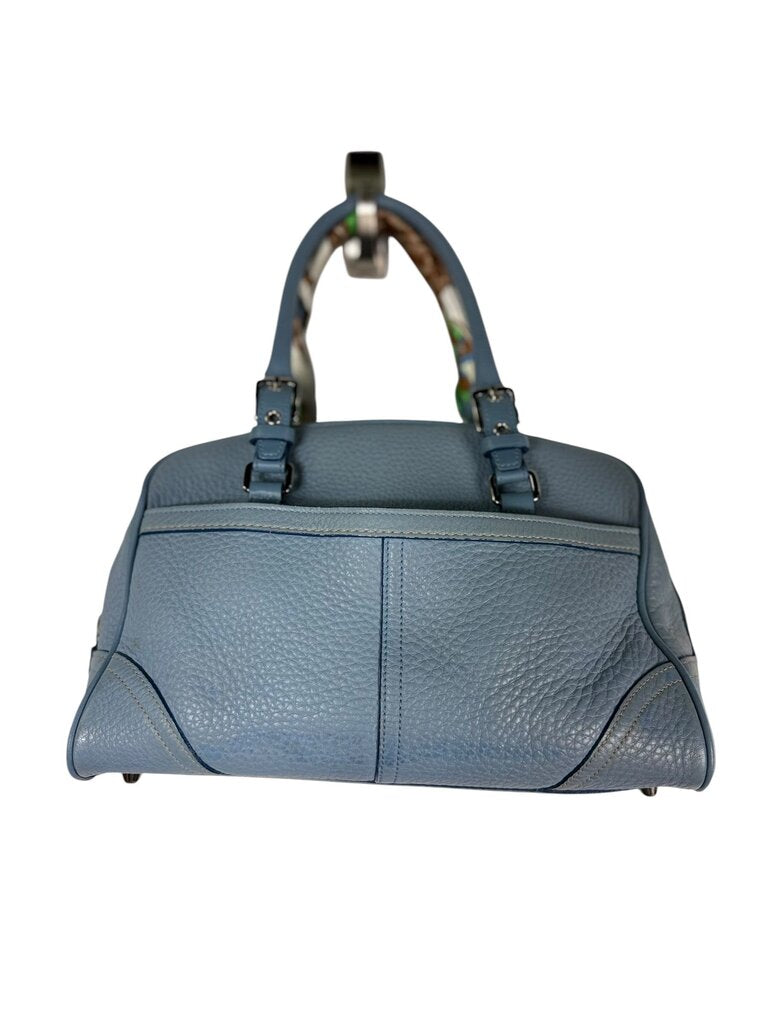 COACH HAMPTION PEBBLE LEATHER SATCHEL
