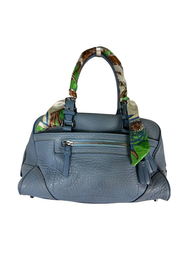 COACH HAMPTION PEBBLE LEATHER SATCHEL