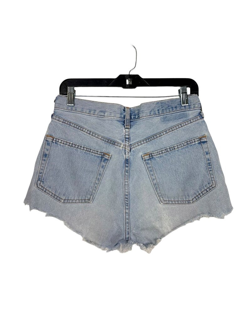 ABERCROMBIE AND FITCH HIGH RISE DENIM SHORTS