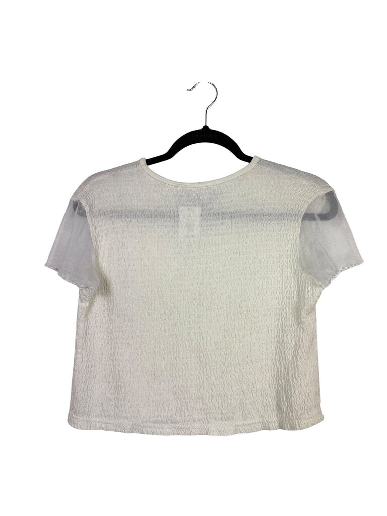 IN DESIGN SMOCK CROP TOP