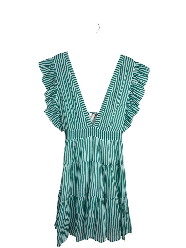 OLIPHANT TIERED RUFFLE DRESS