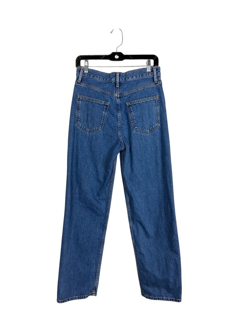 ZARA HIGH RISE TAPERED JEANS