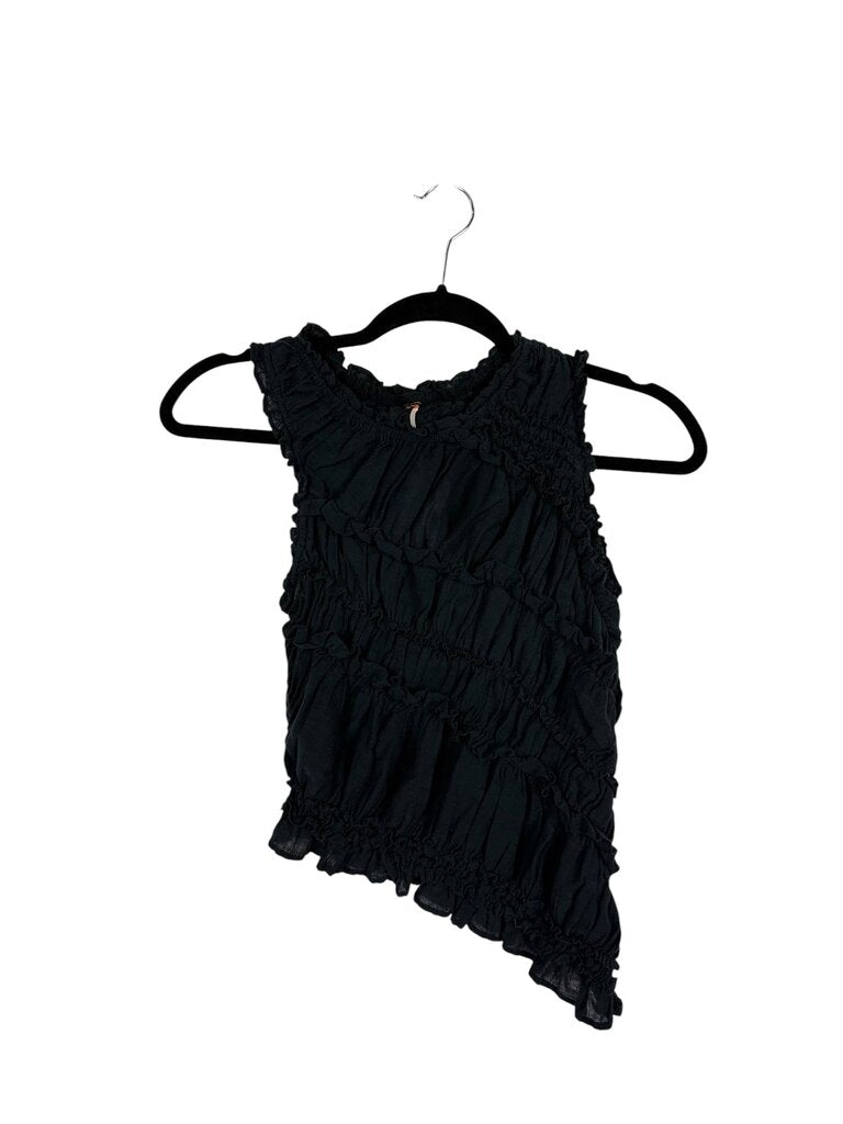 FREE PEOPLE RUFFLE SMOCK TOP