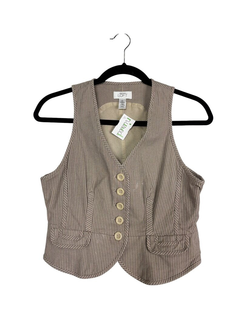 LOFT PINSTRIPE VEST