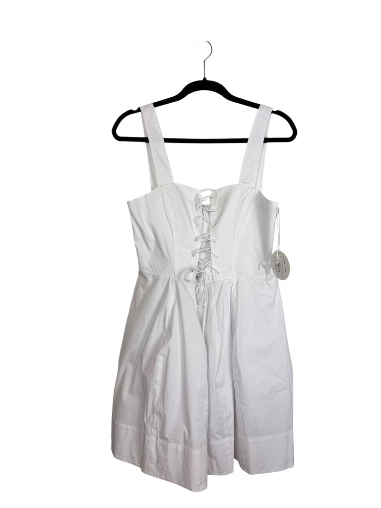 STAUDMINI SUTTON LACE UP DRESS