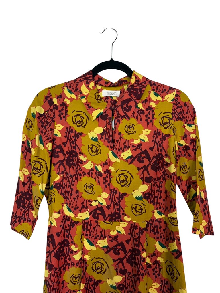 TOAST ROSE PRINTED MIDI DRESS