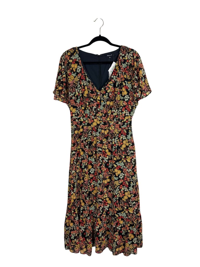 MADEWELL FLORAL MIDI DRESS