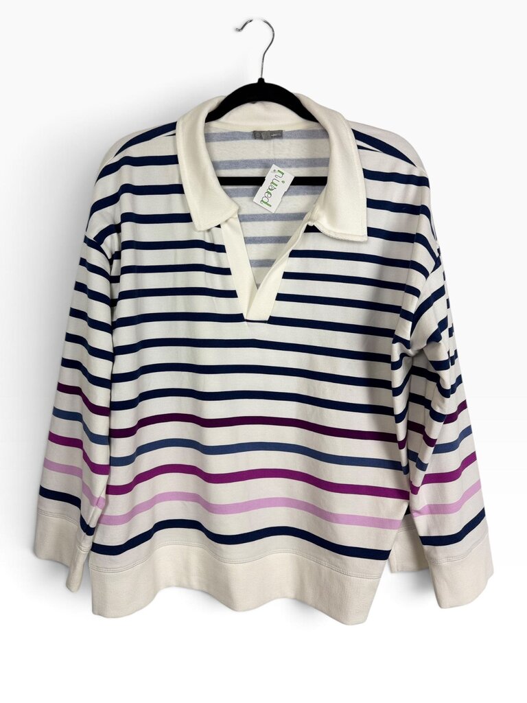 T BY TALBOTS STRIPED SWEATER
