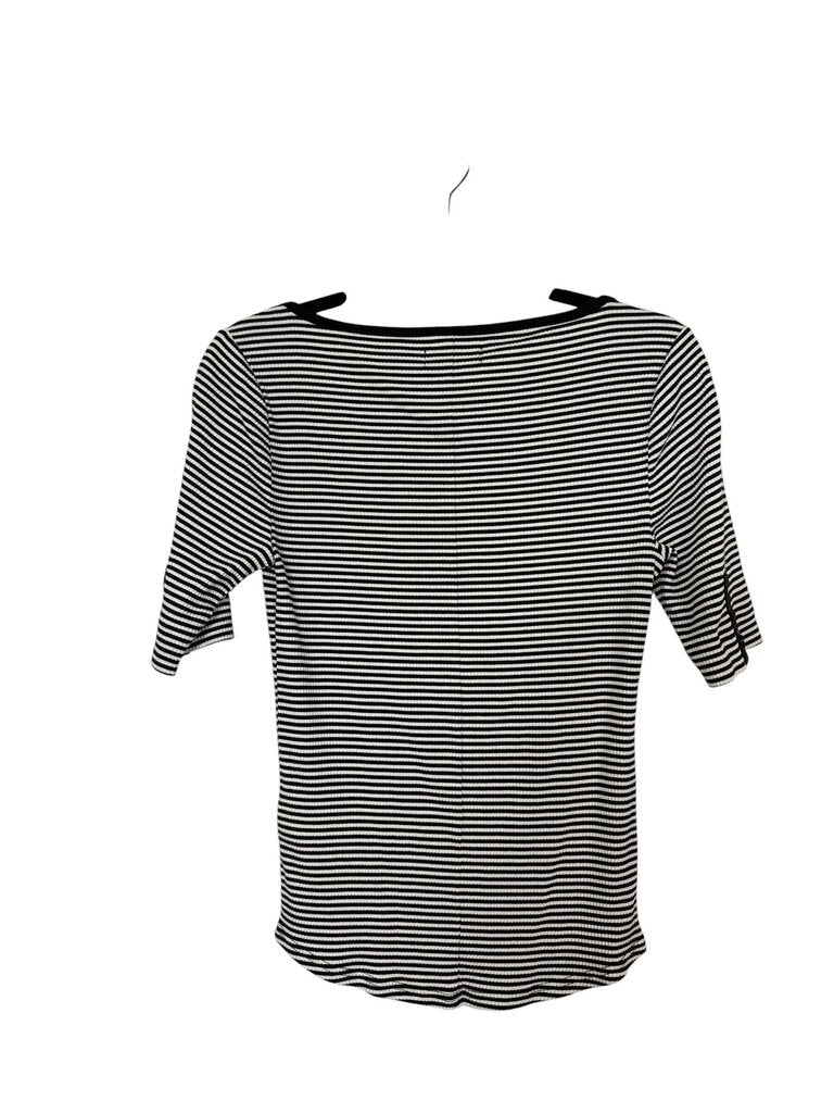 J.CREW STRIPED HENLEY TOP