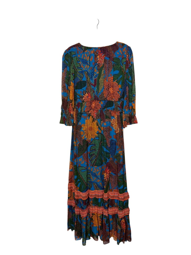 FARM FOR ANTHROPOLOGIE PRINTED MAXI DRESS