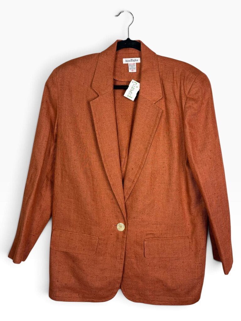 ANN TAYLOR LINEN BLAZER