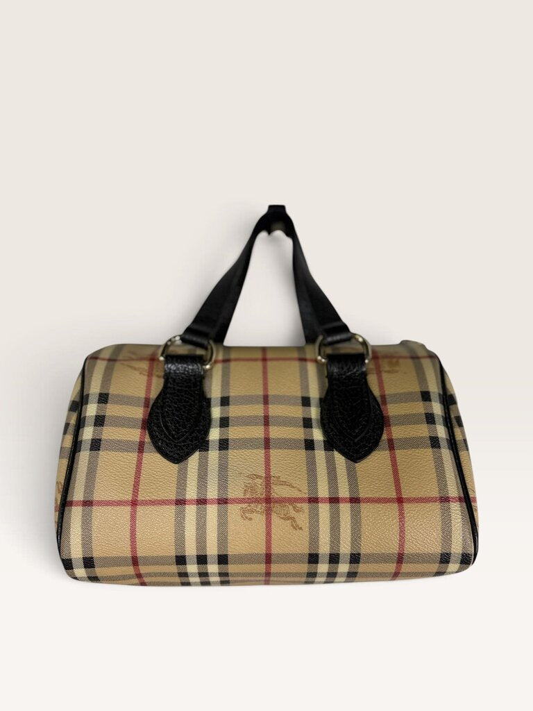 BURBERRY HAYMARKET BOSTON PLAID BAG