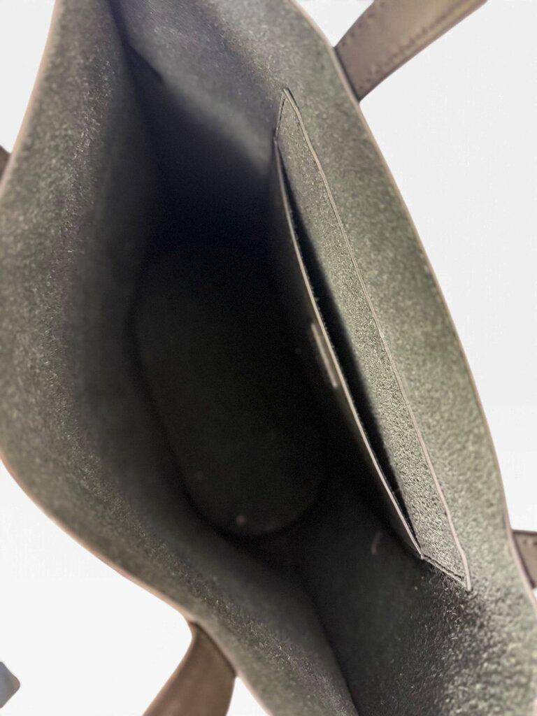 LOFT LONG LEATHER TOTE BAG