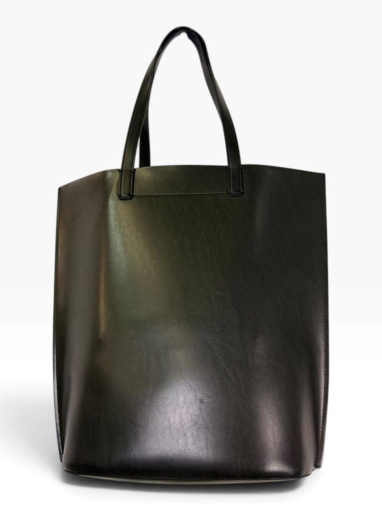 LOFT LONG LEATHER TOTE BAG