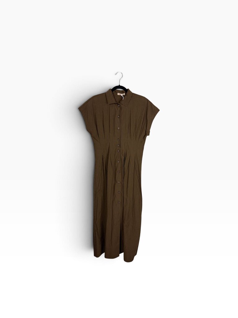 MARINE LAYER STRIPED SHIRT DRESS