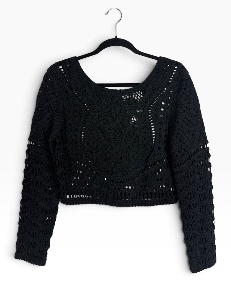 BA&SH OPEN KNIT CARDIGAN