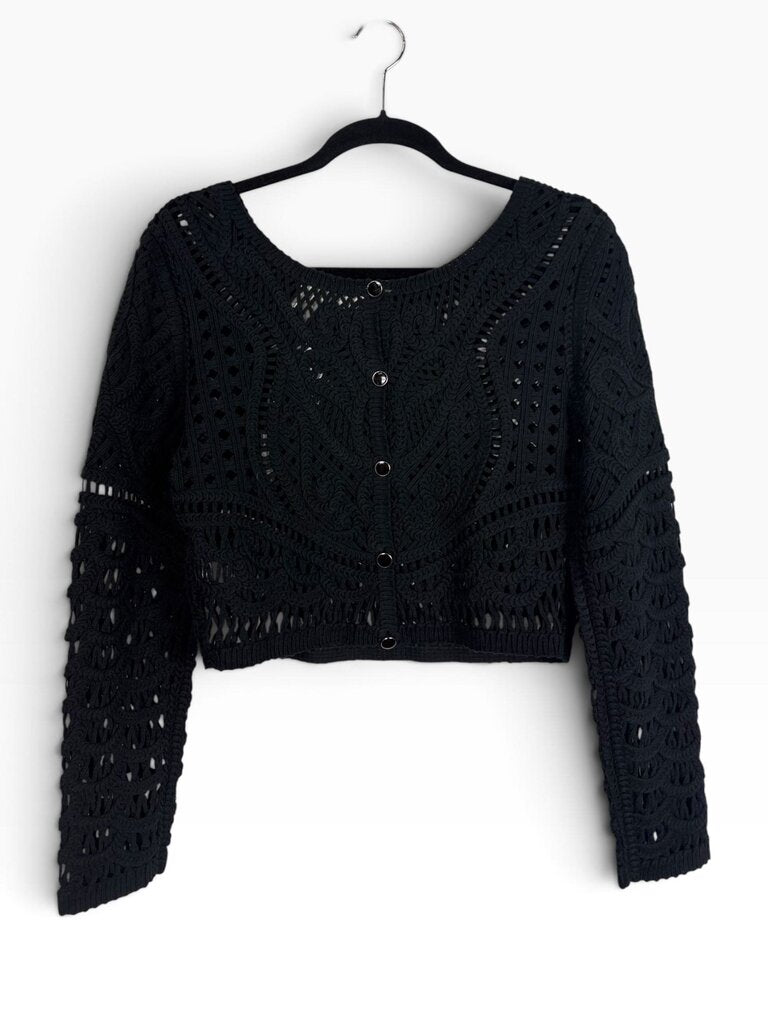 BA&SH OPEN KNIT CARDIGAN