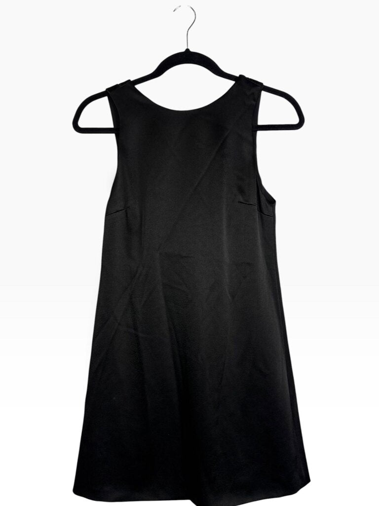 ALICE & OLIVIA SATIN OPEN BACK MINI DRESS