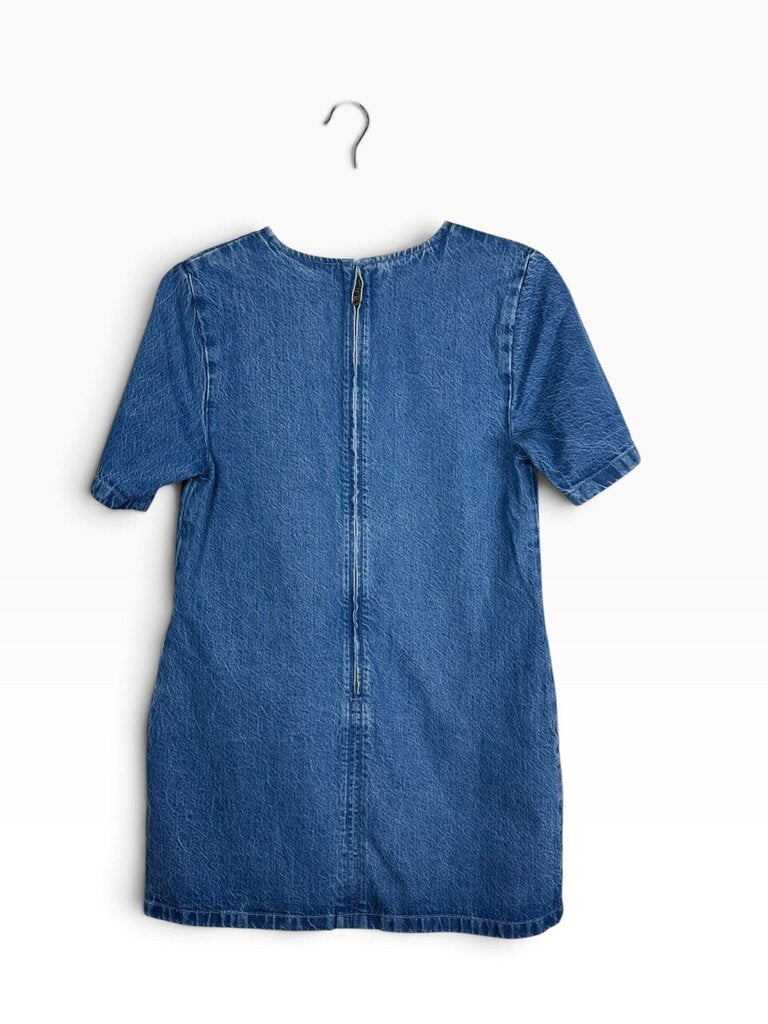 ABERCROMBIE AND FITCH DENIM SHIFT DRESS