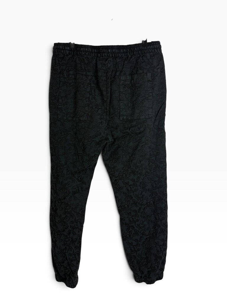 PETE & GRETA/JOHNNY WAS ROSE EMBROIDERED JOGGERS