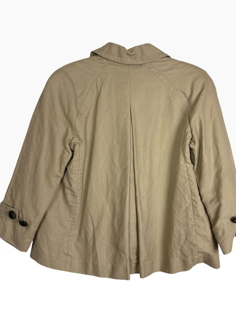 TALBOTS BUTTON CROPPED JACKET